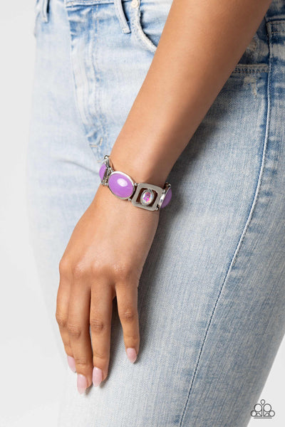 Paparazzi-Majestic Mashup - Purple Bracelet