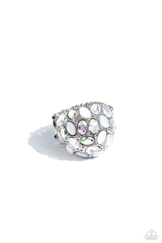Paparazzi-BLING Loud and Proud - White Ring