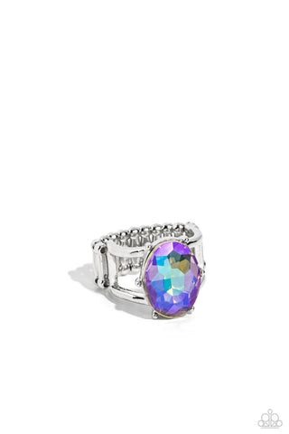 Paparazzi-Prismatically Pronged - Multi Ring