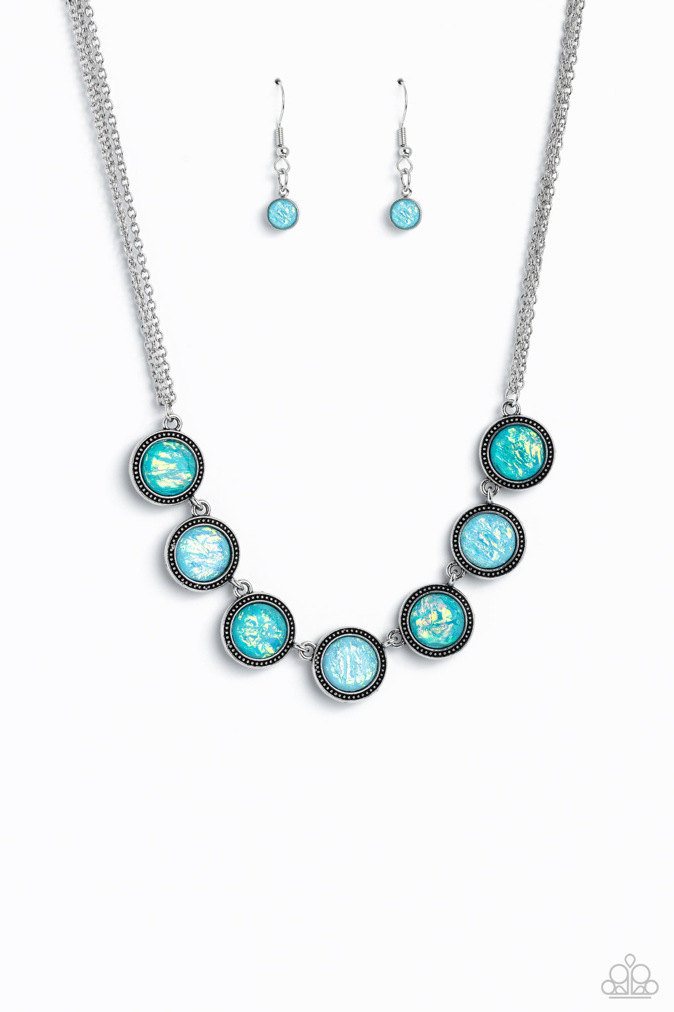Paparazzi-Looking for DOUBLE - Blue Necklace