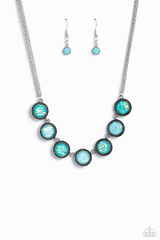Paparazzi-Looking for DOUBLE - Blue Necklace