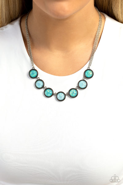 Paparazzi-Looking for DOUBLE - Blue Necklace