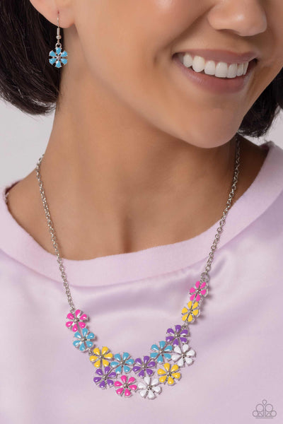 Paparazzi-Floral Fever - Multi Necklace & Bracelet Set