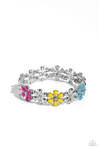 Paparazzi-Floral Fair - Multi Bracelet & Necklace Set