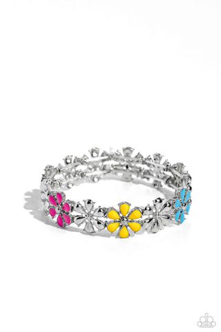 Paparazzi-Floral Fair - Multi Bracelet & Necklace Set