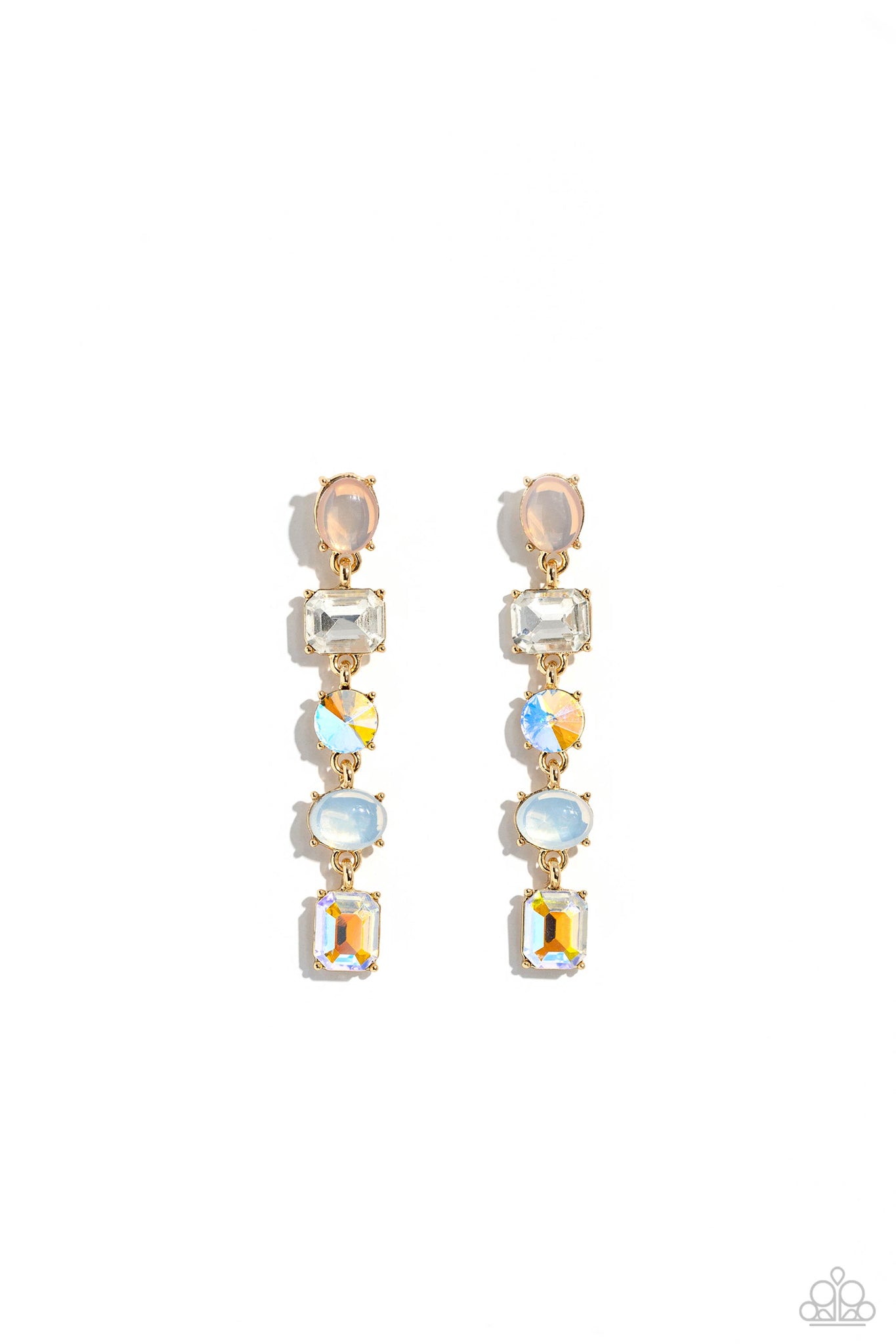 Paparazzi-Sophisticated Stack - Gold Earring