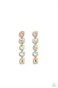 Paparazzi-Sophisticated Stack - Gold Earring
