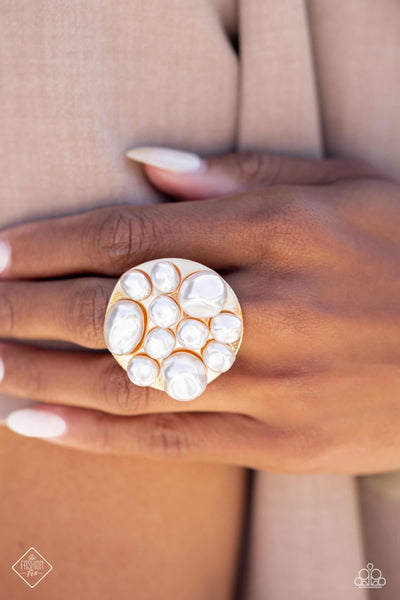 Paparazzi-SEA Reason - Gold Ring