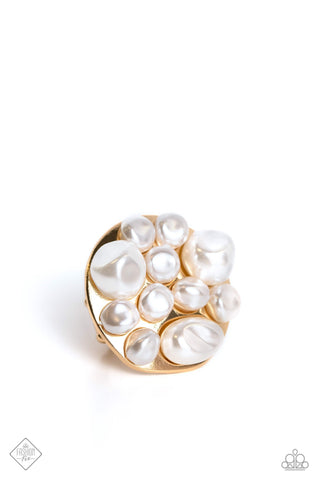 Paparazzi-SEA Reason - Gold Ring