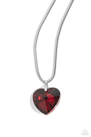 Paparazzi-Parting is Such Sweet Sorrow - Red Necklace