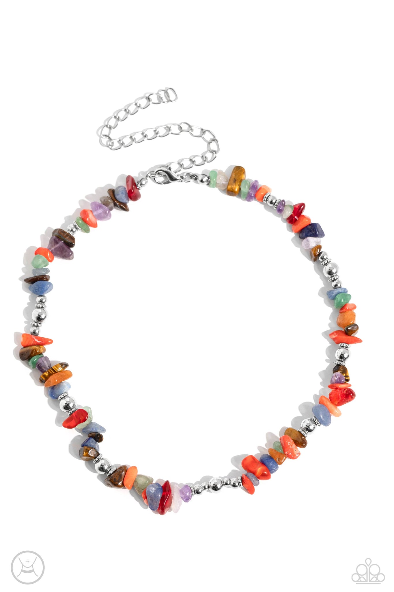 Paparazzi-Carved Confidence - Multi Necklace (Choker)