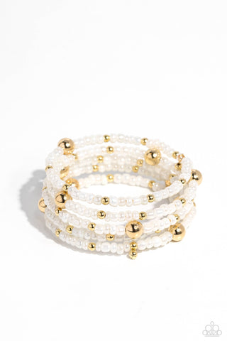 Paparazzi-Refined Retrograde - Gold Bracelet