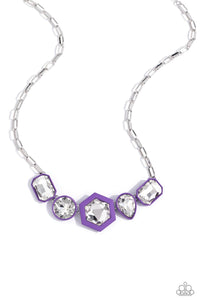 Paparazzi-Evolving Elegance - Purple Necklace (3 Piece Set)
