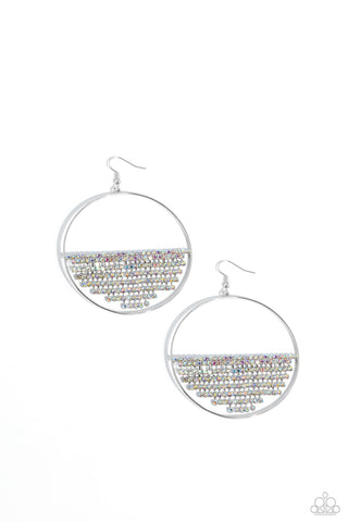 Paparazzi-Fierce Fringe - Multi Earring