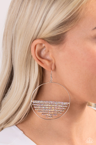 Paparazzi-Fierce Fringe - Multi Earring