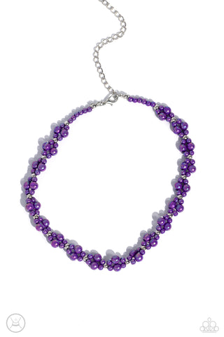 Paparazzi-Dreamy Duchess - Purple Necklace (Choker)