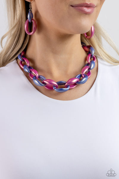 Paparazzi-Statement Season - Multi Necklace