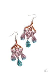 Paparazzi-Chandelier Command - Multi Earring