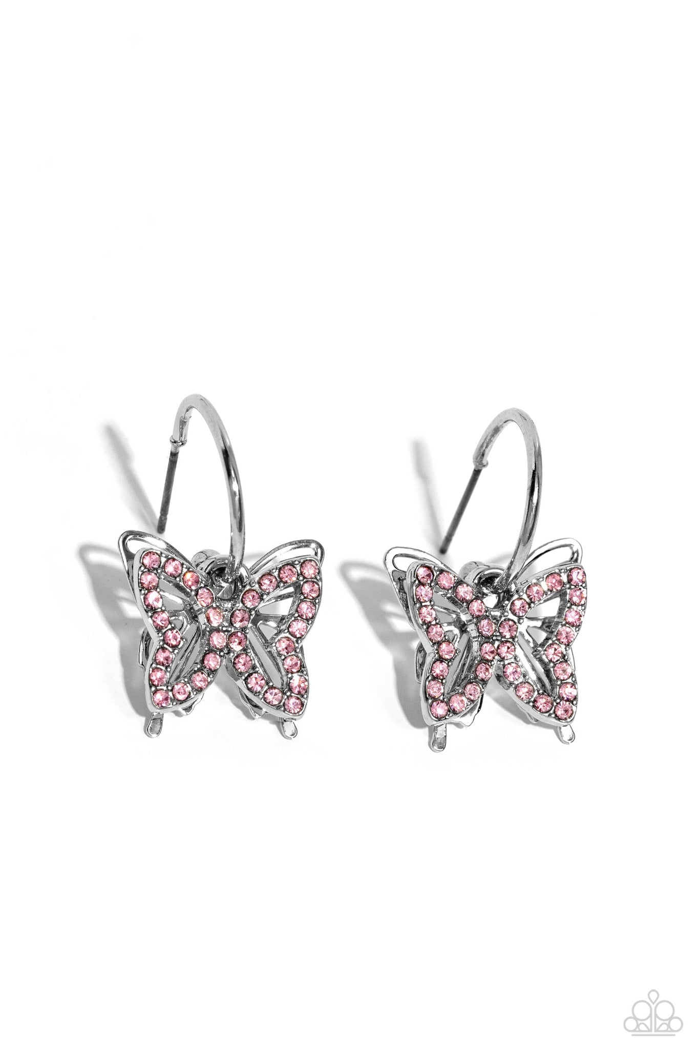 Paparazzi-Lyrical Layers - Pink Earring