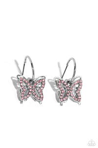 Paparazzi-Lyrical Layers - Pink Earring