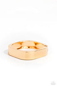 Paparazzi-Boss Babe Basic - Gold Bracelet