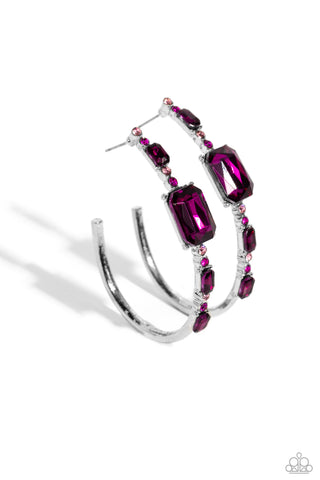 Paparazzi-Elite Ensemble - Pink Earring
