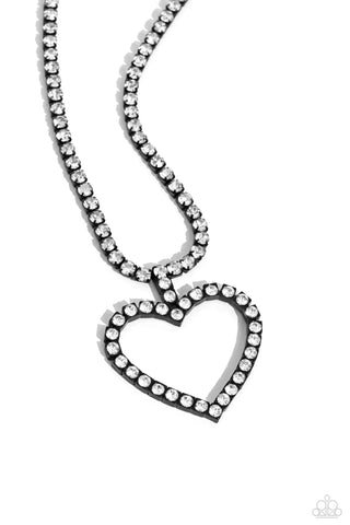 Paparazzi-Flirting Fancy - Black Necklace