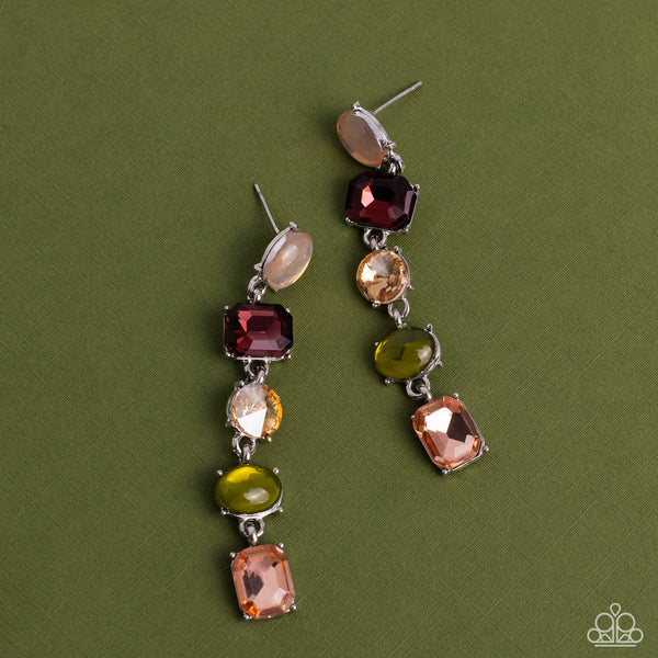Paparazzi-Sophisticated Stack - Multi Earring