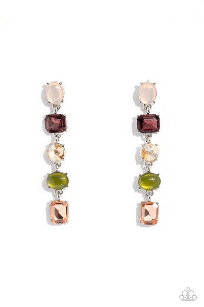 Paparazzi-Sophisticated Stack - Multi Earring
