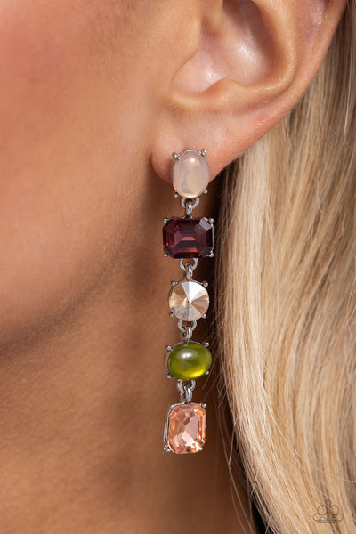 Paparazzi-Sophisticated Stack - Multi Earring