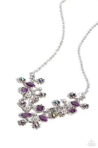Paparazzi-Gardening Group - Purple Necklace