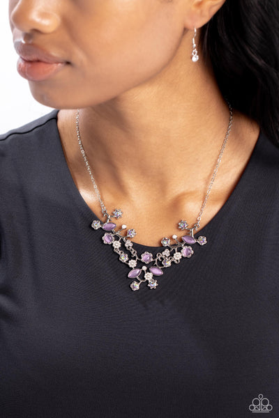 Paparazzi-Gardening Group - Purple Necklace