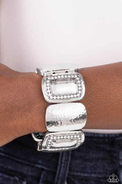 Paparazzi-Refined Radiance - White Bracelet