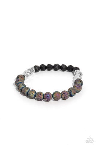 Paparazzi-Defaced Deed - Multi Bracelet