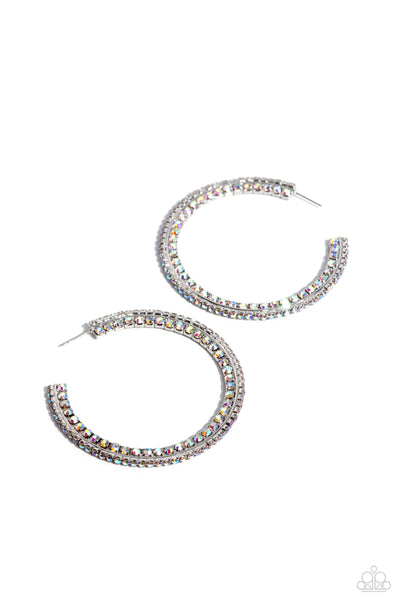 Paparazzi-Scintillating Sass - Multi Earring