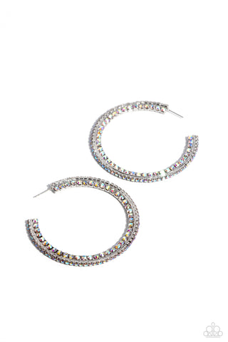 Paparazzi-Scintillating Sass - Multi Earring
