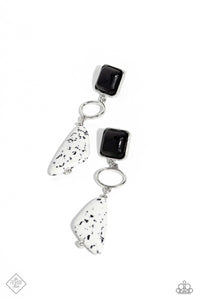 Paparazzi-High-End Hallmark - Black Earring & Necklace Set