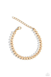 Paparazzi-Marquise Masterpiece - Gold Bracelet
