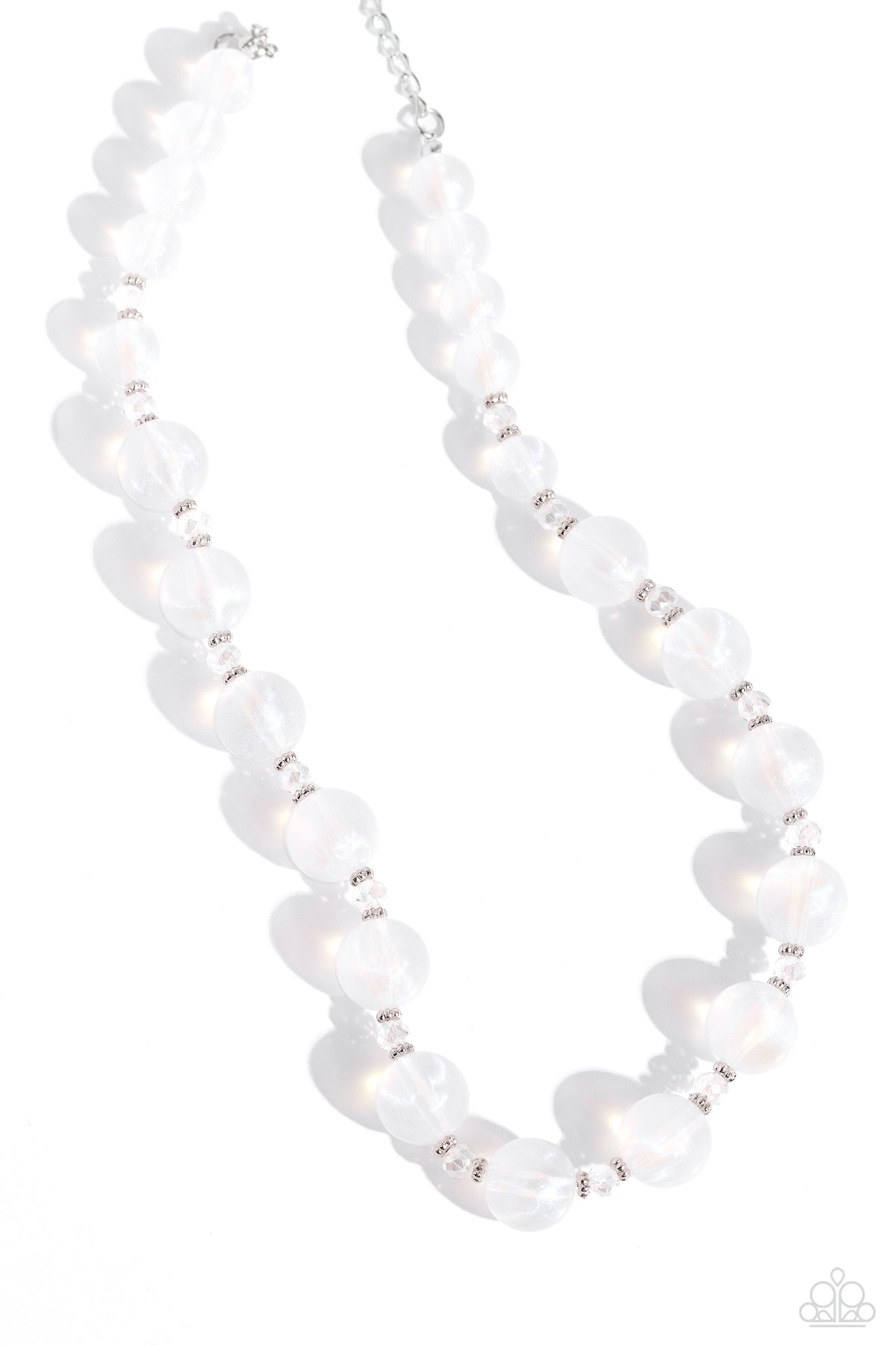 Paparazzi-Timelessly Tantalizing - White Necklace