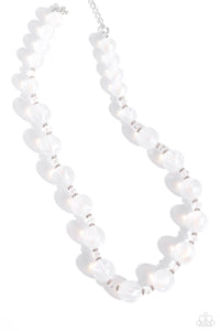 Paparazzi-Timelessly Tantalizing - White Necklace