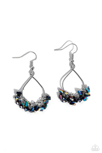 Paparazzi-Charm of the Century - Black Earring