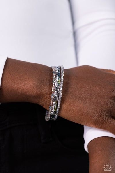 Paparazzi-Dainty Dancer - Silver Bracelet
