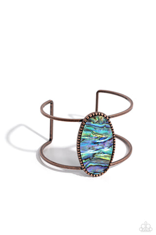 Paparazzi-Enigmatic Energy - Copper Bracelet