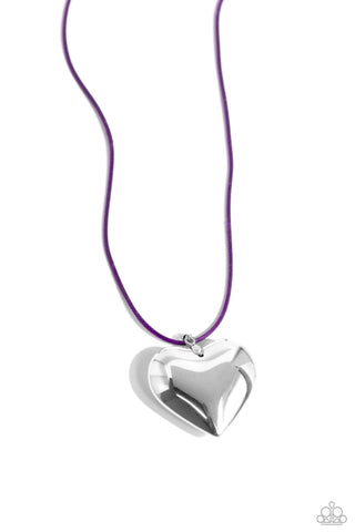 Paparazzi-Devoted Daze - Purple Necklace