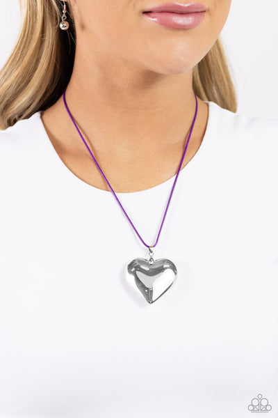 Paparazzi-Devoted Daze - Purple Necklace
