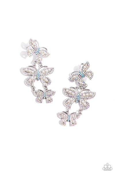 Paparazzi-Fluttering Finale - Multi Earring