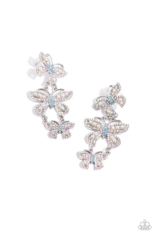 Paparazzi-Fluttering Finale - Multi Earring