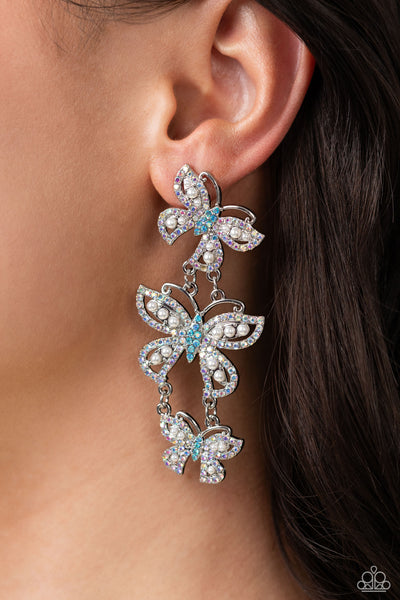 Paparazzi-Fluttering Finale - Multi Earring