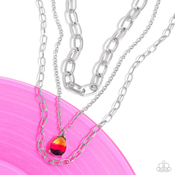 Paparazzi-Teardrop Tiers - Multi Necklace (Choker)