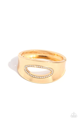 Paparazzi-Raised in Radiance - Gold Bracelet